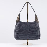 Darby Scott Stone-Encrusted Crocodile Hobo Shoulder Bag - Sold for $1,280 on 05-17-2026 (Lot 690).jpg